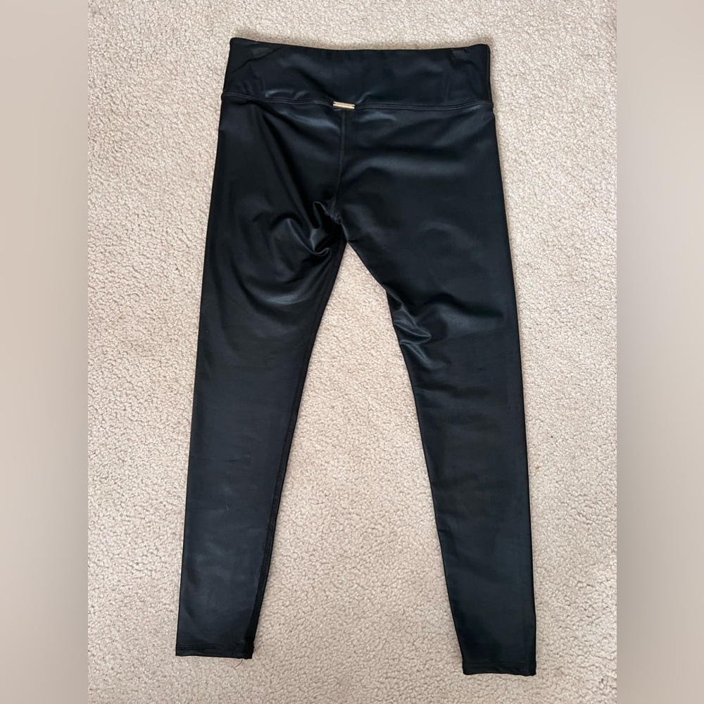 Noli Yoga Faux Leather Pants Size Large